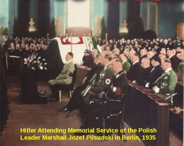 Adolf Hitler at Jozef Pilsudski, 1935
